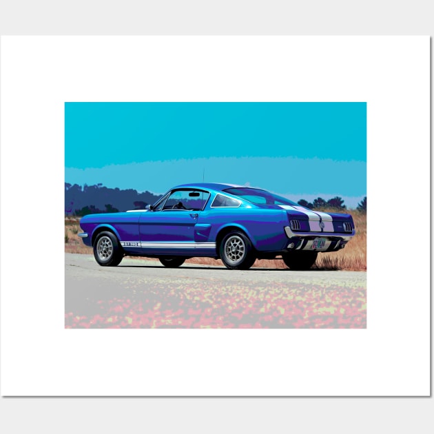 Mustang gt350 1965 Wall Art by iceiceroom